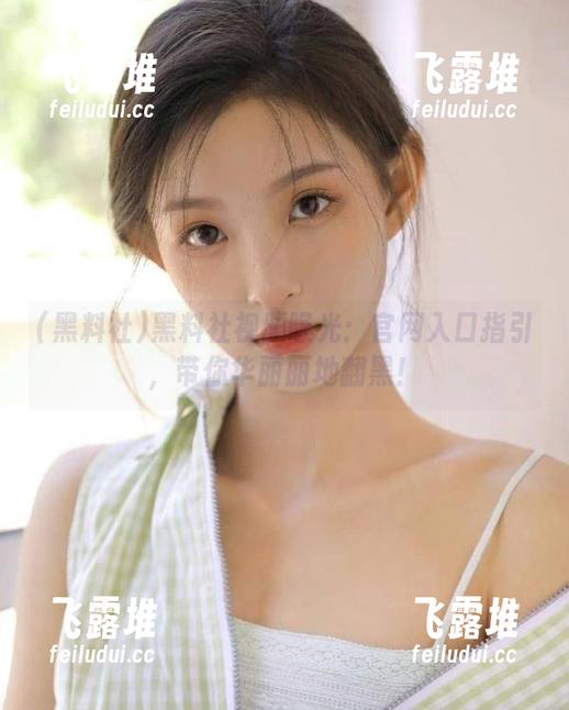 黑料社视频曝光：官网入口指引，带你华丽丽地翻黑！